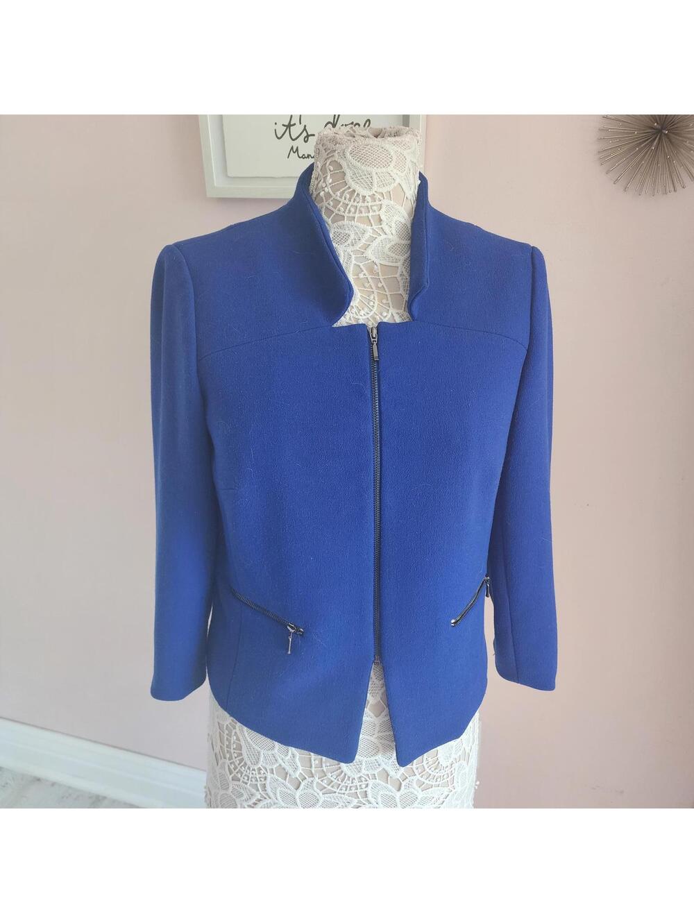 LKNW Etcetera royal blue blazer jacket 6